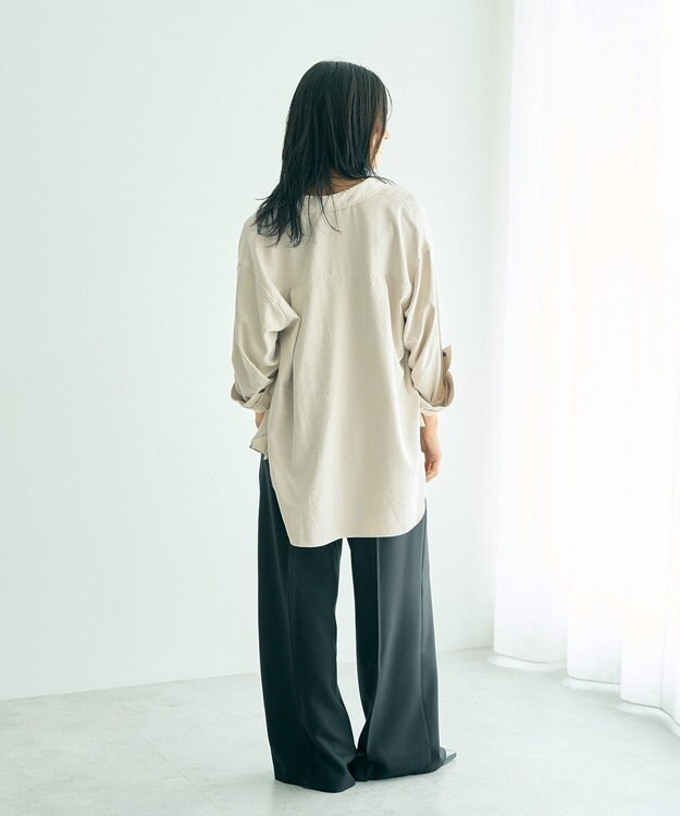 YECCA VECCA ピーチ起毛シャツ Mint Green