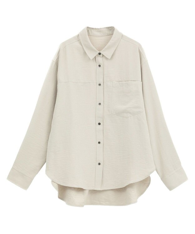 YECCA VECCA ピーチ起毛シャツ Mint Green