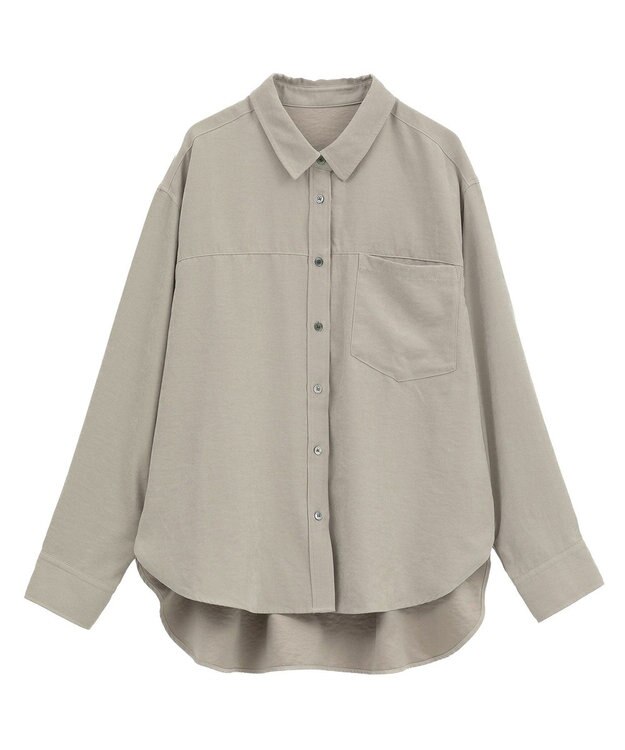 YECCA VECCA ピーチ起毛シャツ Mint Green