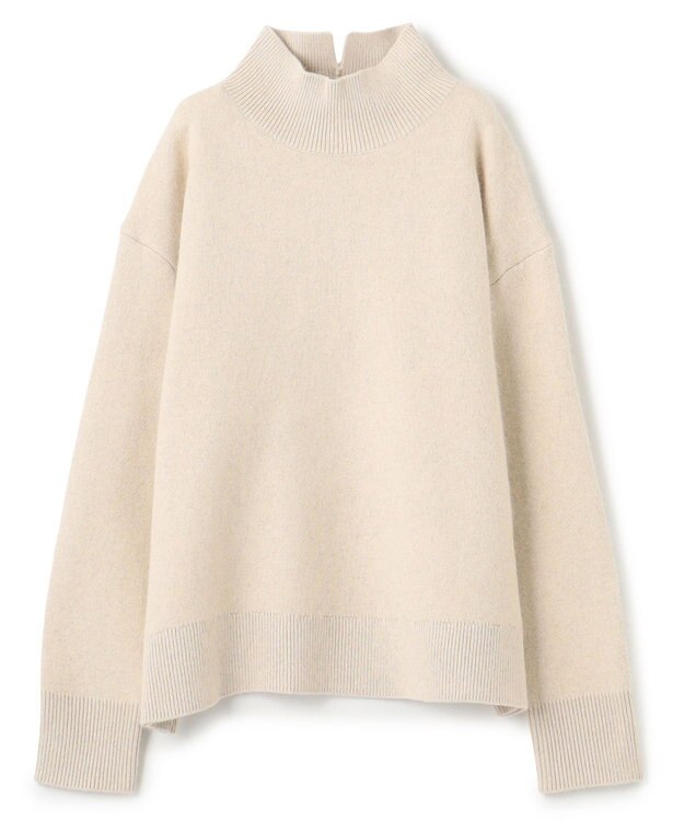 UNFILO 【WEB＆一部店舗限定】へアリースウェット ハイネックニット エクリュ