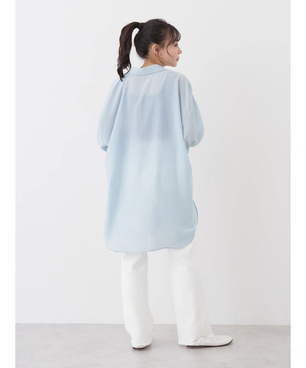 earth music&ecology ウ゛ィンテージボタンシャツ Sax