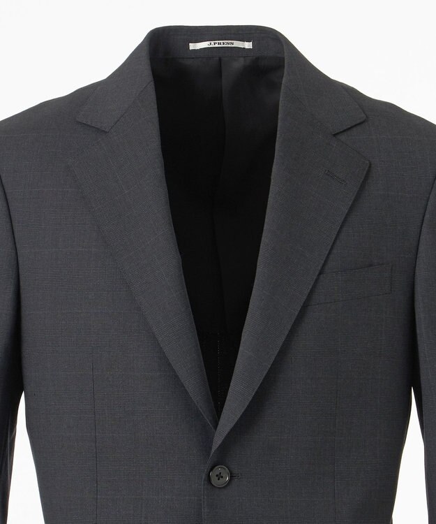 J.PRESS MEN 【ESSENTIAL CLOTHING】クールタッチグレナカートチェック スーツ グレー系3