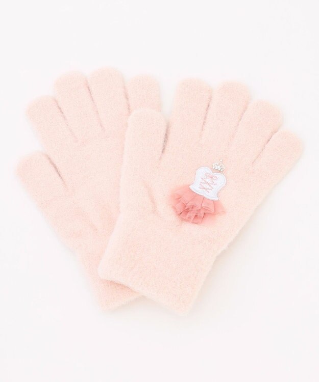 ANY KIDS バレエモチーフ手袋 ピンク