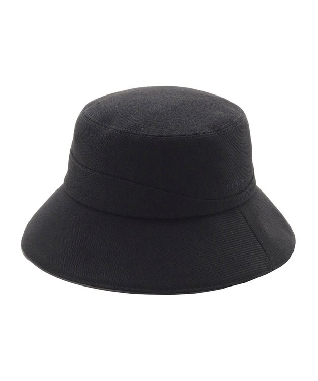 MOONBAT FURLA(フルラ) カーブ切り替え中つばハット 日本製 ブラック