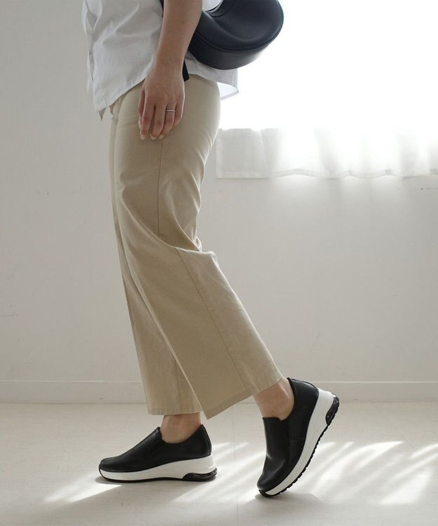 Pointer 日本製 本革スリッポン ブラック