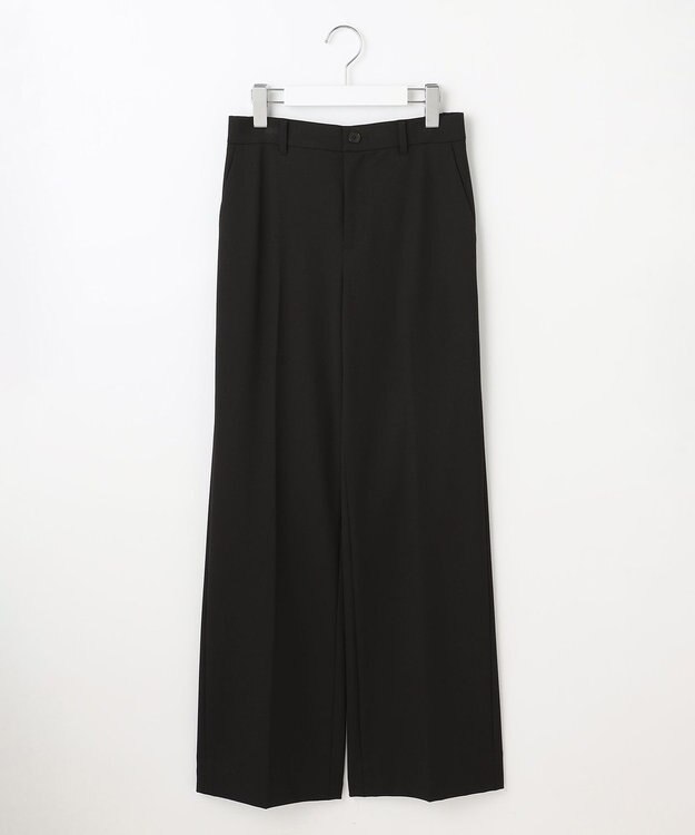 自由区 【カタログ掲載】TRギャバストレート パンツ ブラック