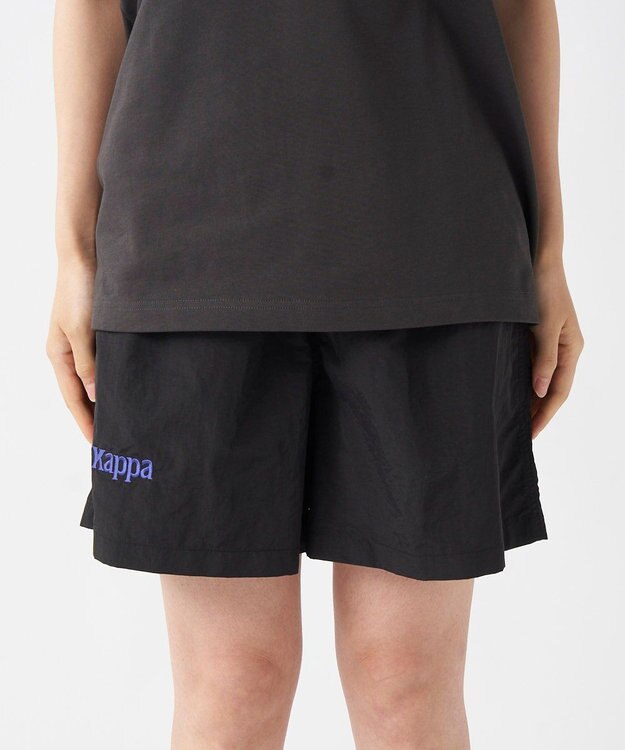 OP／FILA 【Kappa】ナイロンハーフパンツ ブラック