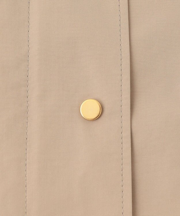 23区 S 【洗える/撥水加工】ブライトウェザークロス フーテッド アウター ベージュ系