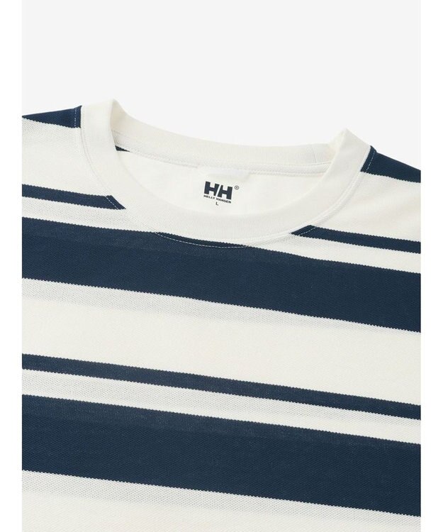 HELLY HANSEN ショートスリーブドライカノコボーダーティー オフホワイト