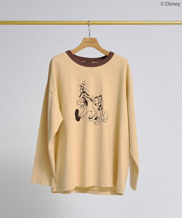 AMERICAN HOLIC 【Mickey&Friends】フロッキーリンガーT Yellow