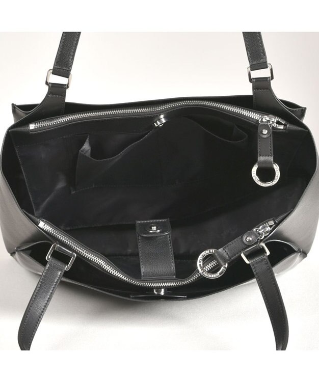 LA BAGAGERIE 【ドラマ衣装提供商品】シンプルA4トートバッグ ブラック