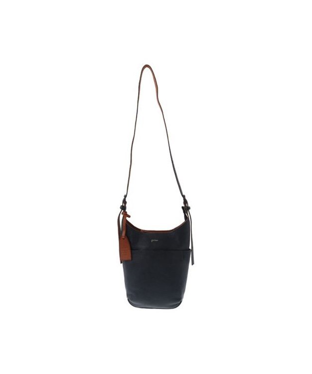 genten タスカ ショルダーバッグM ネイビー