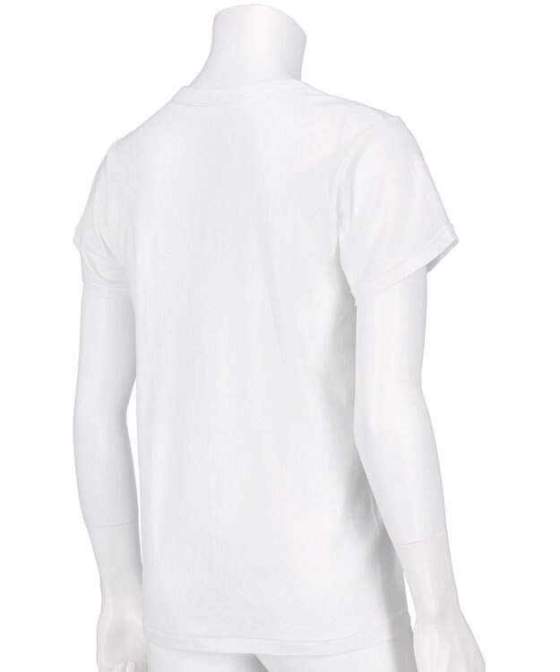 WACOAL MEN インナーシャツ 【2枚組】 3分袖 半袖 綿100%(本体) 伸縮性 肌着 下着 インナー 白 メンズ GL3500 /ブロス バイ ワコールメン ホワイト