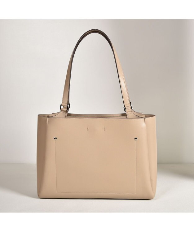 LA BAGAGERIE 【ドラマ衣装提供商品】シンプルA4トートバッグ ライトベージュ