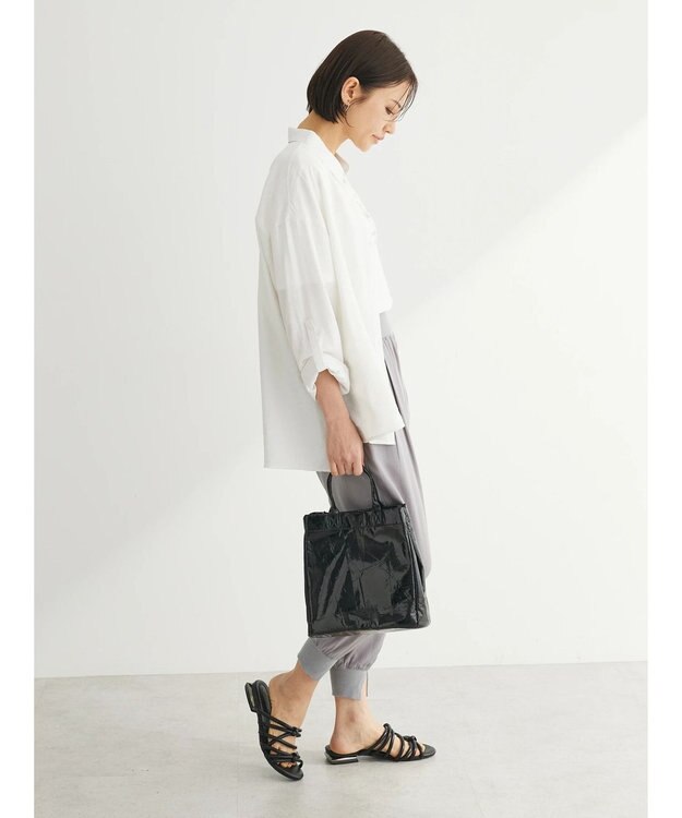 Green Parks ワッシャーシアーシャツ Off White