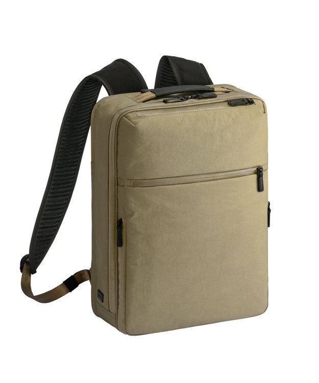 ACE BAGS & LUGGAGE ace. ガジェタブル エアV ビジネスリュック  A4サイズ 14インチPC収納 酷暑対策 20031 エース ベージュ