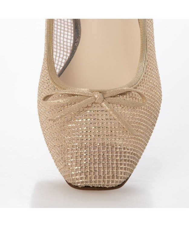 Riz raffinee <Riz raffinee>メッシュバレエシューズ ゴールド