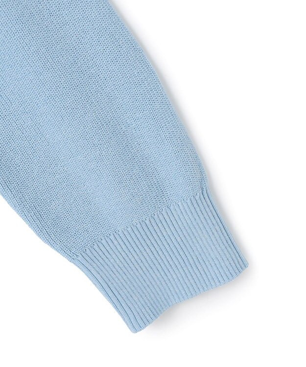 J.PRESS YORK STREET 【UNISEX】ベーシック Vネック カーディガン サックスブルー系