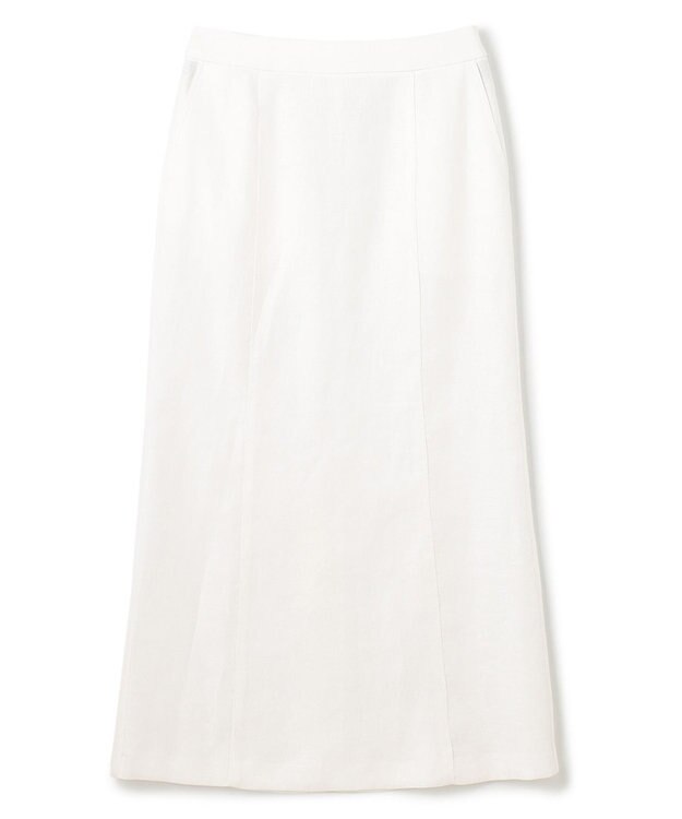 BEIGE， BURDOCK / Iラインスカート White