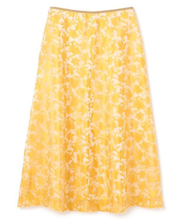 UNFILO フラワーオパールスカート イエロー