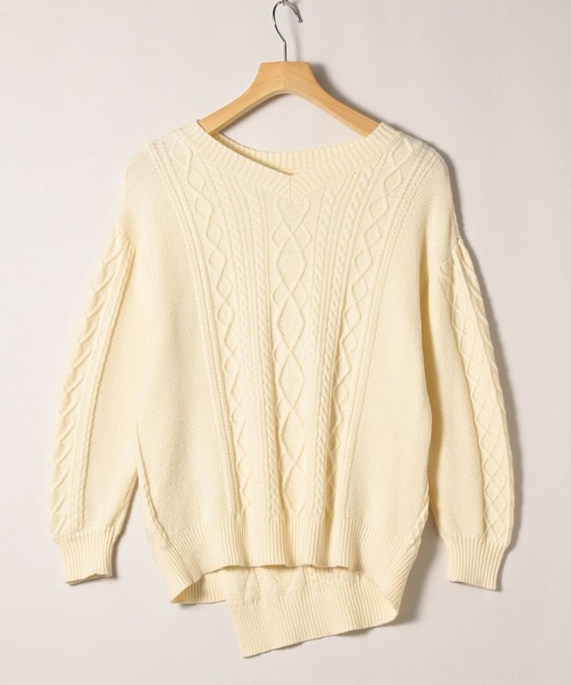 ONWARD Reuse Park 【any SiS】ニット秋冬 オフホワイト