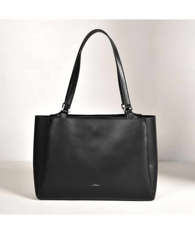 LA BAGAGERIE 【ドラマ衣装提供商品】シンプルA4トートバッグ ブラック