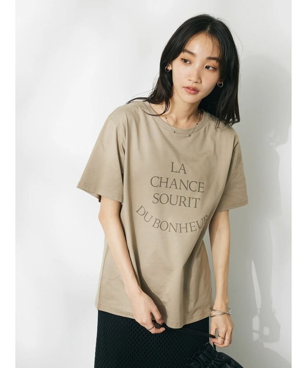 CRAFT STANDARD BOUTIQUE 【ＵＶカット】ＬＡ　ＣＨＡＮＣＥ　ＴＥＥ Beige