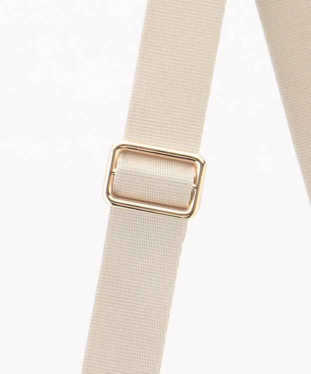 LA BAGAGERIE ポリエステルキャンバス　2WAYミニトート アイボリー