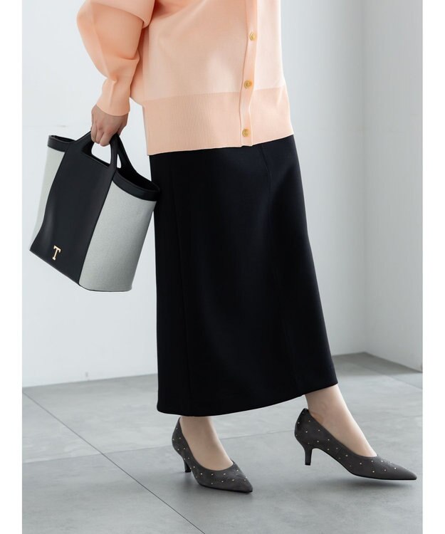 Te chichi ダンボールナロースカート（セットアップ可） ブラック