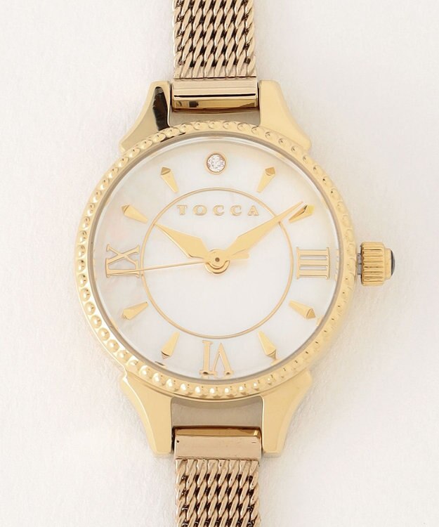 TOCCA NOBLE WATCH 腕時計 ローマ数字×ネイビー