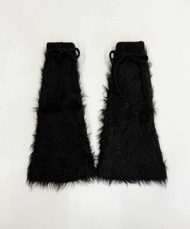 WEGO シャギーレッグカバー ブラック