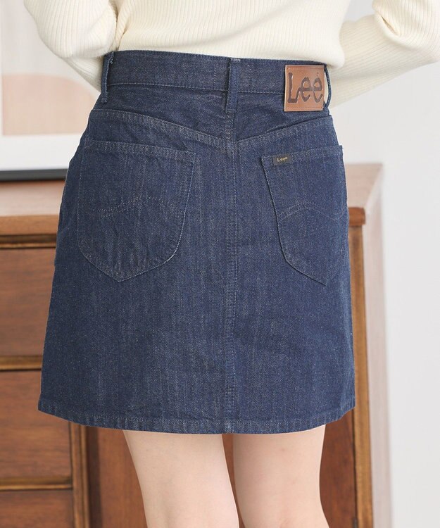 earth music&ecology Ｌｅｅ×ｅ．ｍ．ａ．ｅデニムミニスカート One Wash