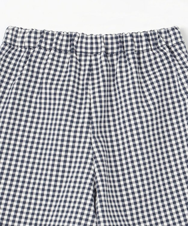 ANY KIDS マリン ショート パンツ ネイビーギンガムチェック