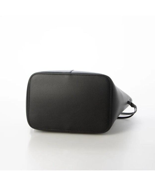 UNBILLION cachecache スタッズポイント両面合皮2wayトートバッグ ブラック