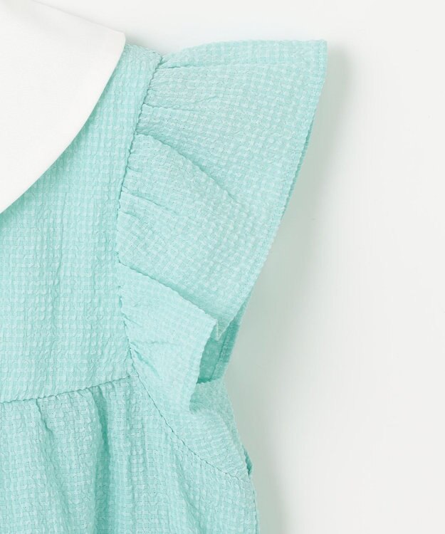 組曲 KIDS 【150-160㎝】ティアード チュニック ターコイズブルー