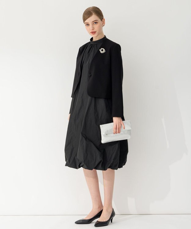 23区 【APPLAUDIR】バブルヘム ドレス ブラック系