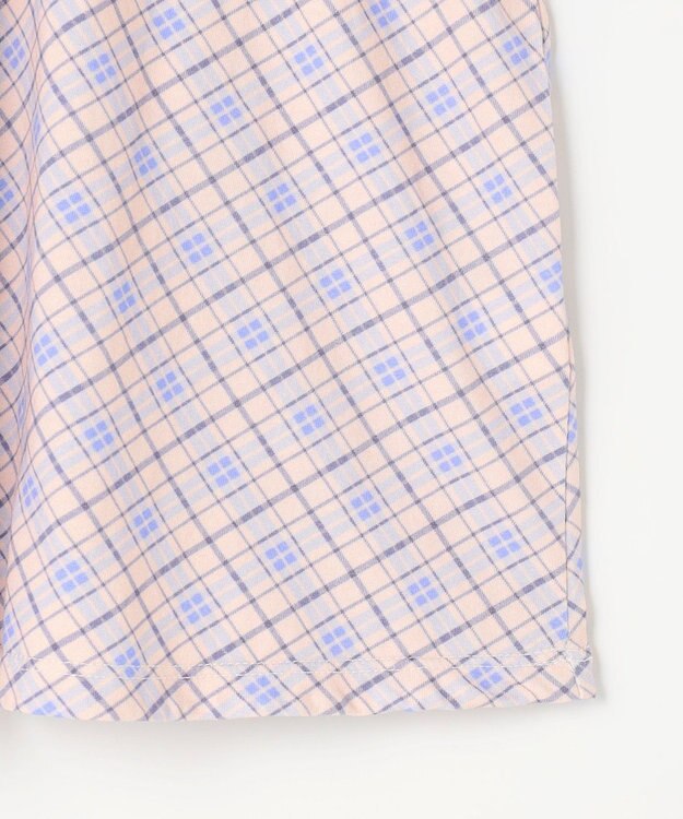 組曲 KIDS 【150-160㎝】 サマーチェックチュニック ピンク