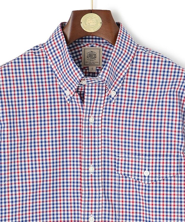 J.PRESS MEN 【WEB・一部店舗限定】マルチチェック シャツ/B.D レッド系3