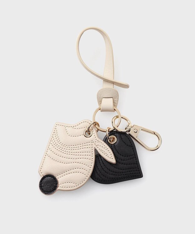 Paul Smith キルティングスワール キーリング アイボリー