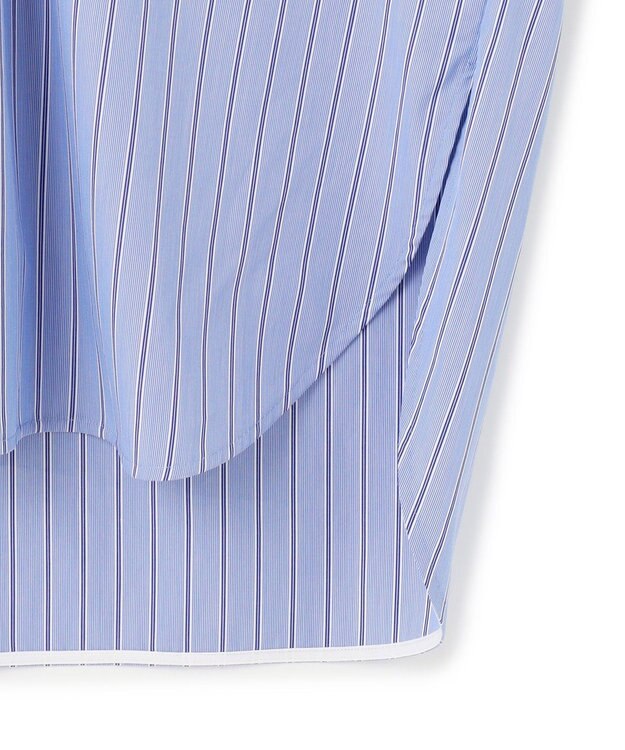 uncrave THOMAS MASON ボウタイブラウス ブルーストライプ