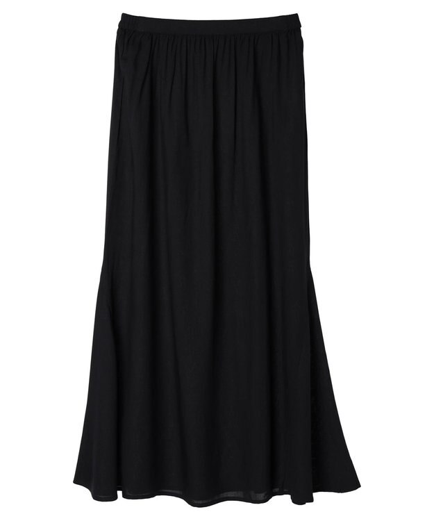 CRAFT STANDARD BOUTIQUE レーヨンマーメイドスカート Black