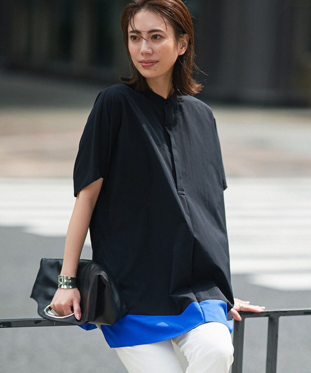 ICB 2WAYメタルハンドルトート ブラック系