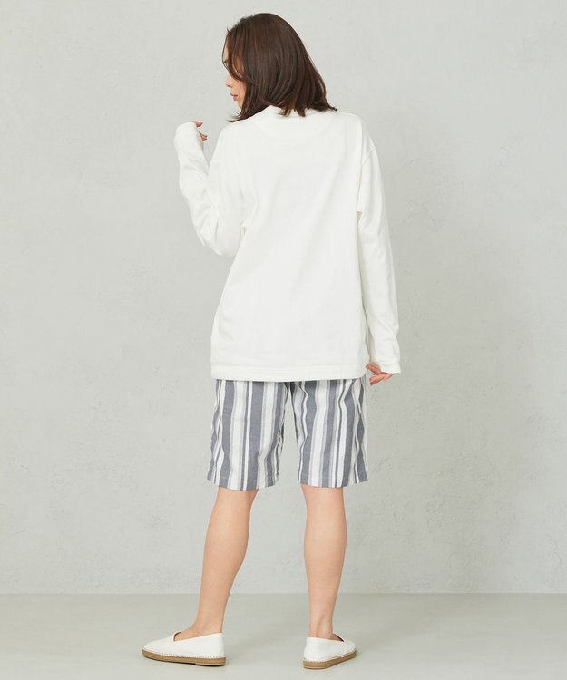 JOSEPH ABBOUD MOUNTAIN 【SPACE／UNISEX】コンパクトコットン裏毛 スウェット ホワイト系