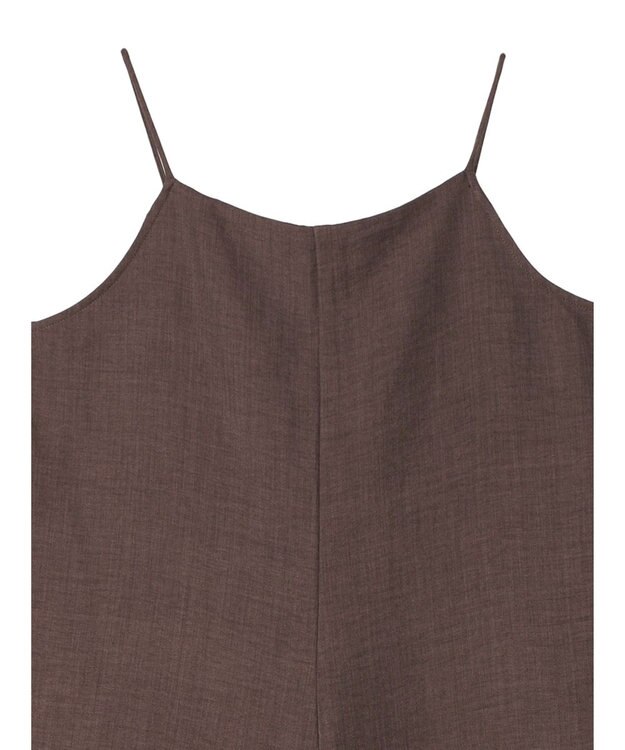 Green Parks 細ひもゆったりサロペット Brown