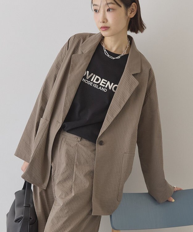 AMERICAN HOLIC サッカールーズジャケット Beige