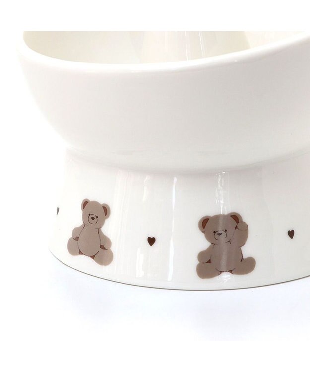 PET PARADISE ペットパラダイス 高さのある フードボウル 早食い防止 《くま 》 くま