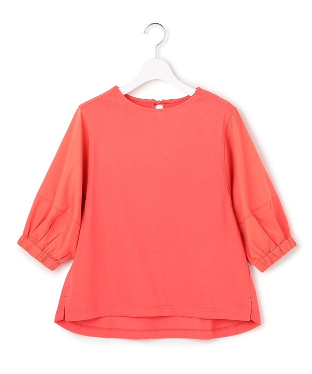 J.PRESS YORK STREET 【WOMEN】ファブリックスリーブ プルオーバー オレンジ系