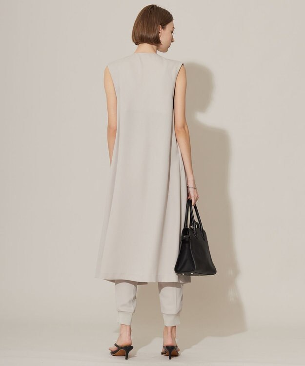 ICB 【接触冷感・UVケア・速乾・洗える】FluidBackSatin ロングジレ トープ系