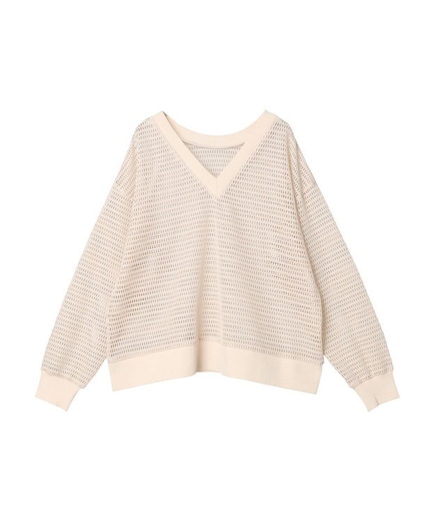 Green Parks ■ＥＳＣＡＲ　２ｗａｙメッシュプルオーバー Ivory