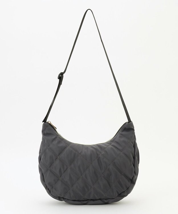 ANY キルティングショルダーバッグ スレート